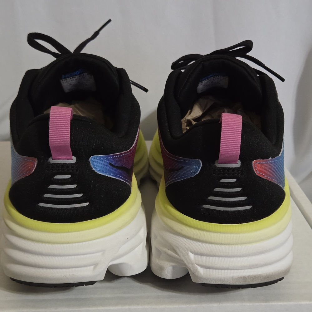 HOKA ONE ONE Bondi 8 'Rainbow' Running Shoes US Men Size 11D - Picture 5 of 11